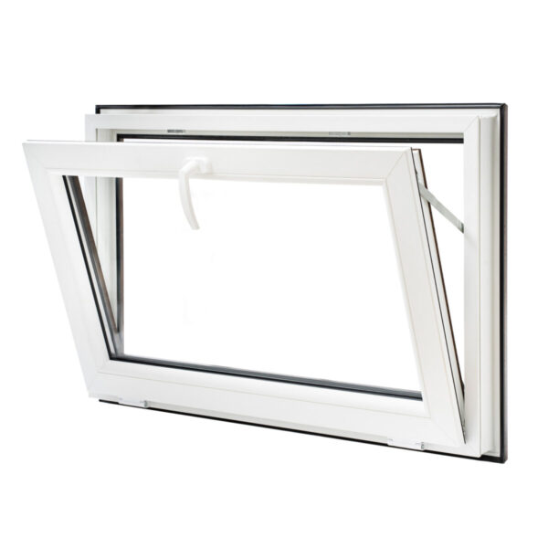 Okno PCV 80×60 Gospodarcze Piwniczne Garażowe Uchylne 800×600